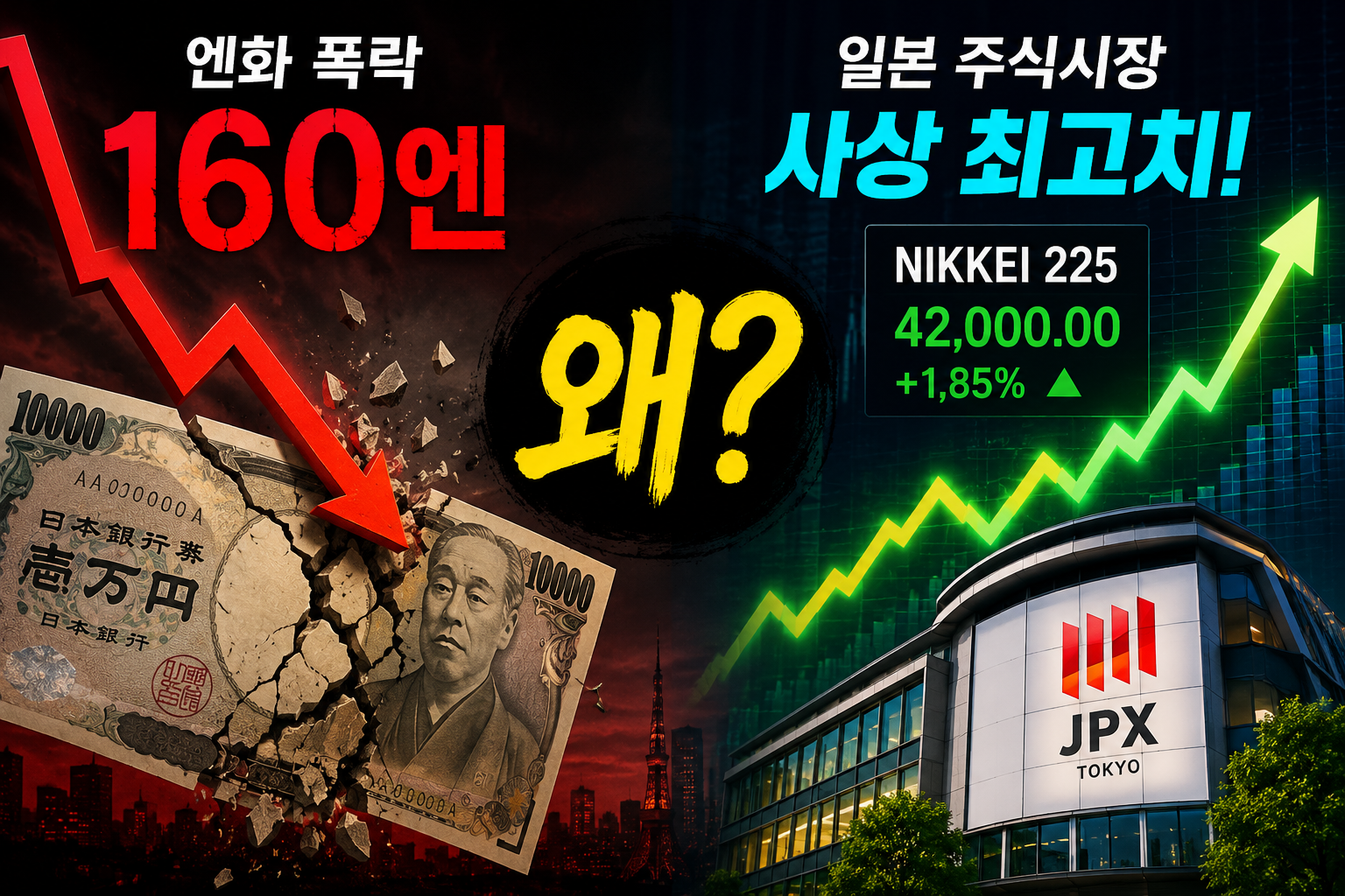 엔화 160엔 돌파