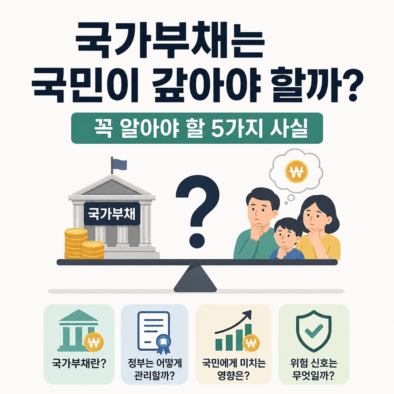 국가부채 국민이 갚아야 하는가