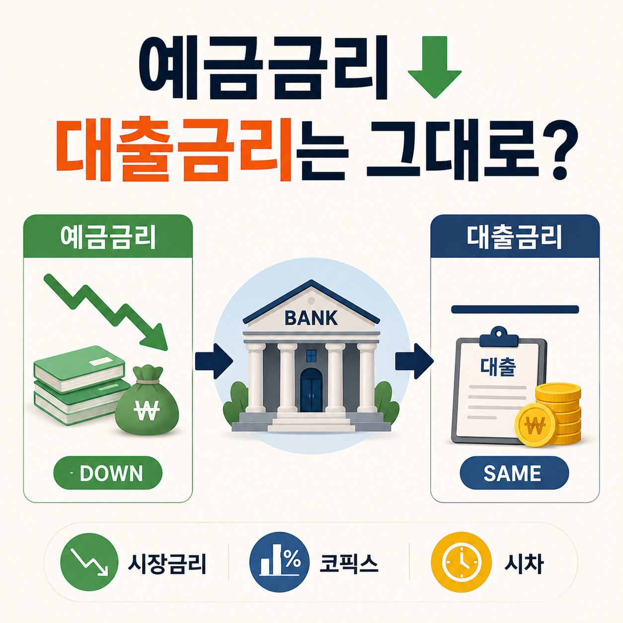 예금금리-대출금리