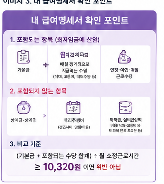 급여명세서 확인포인트