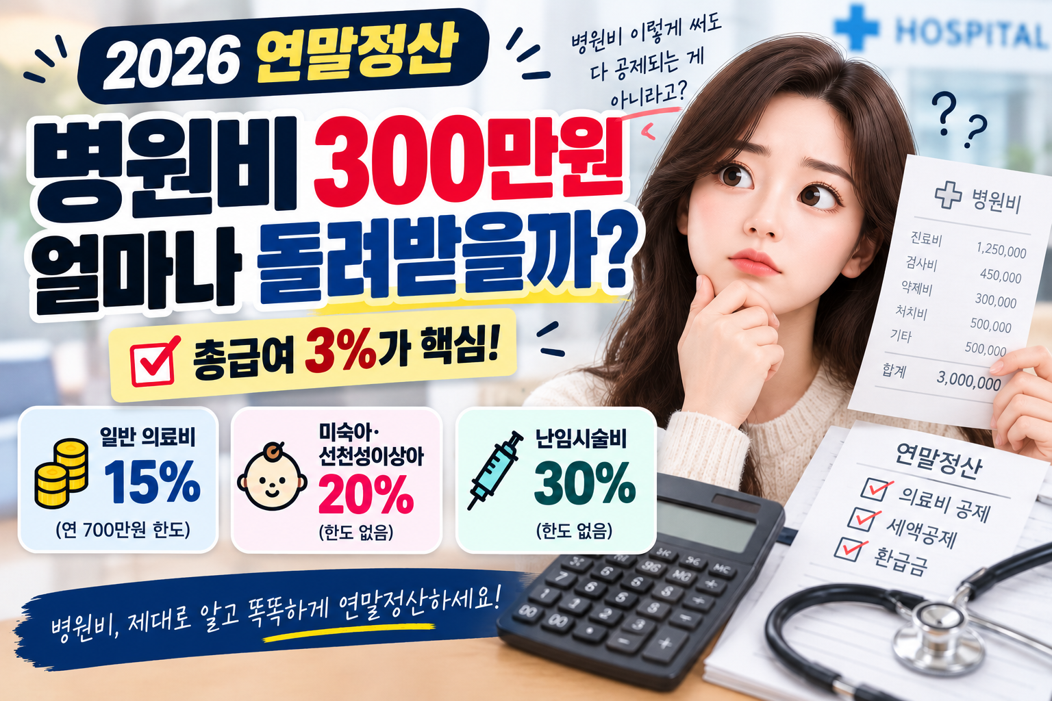 2026 연말정산 의료비 세액공제