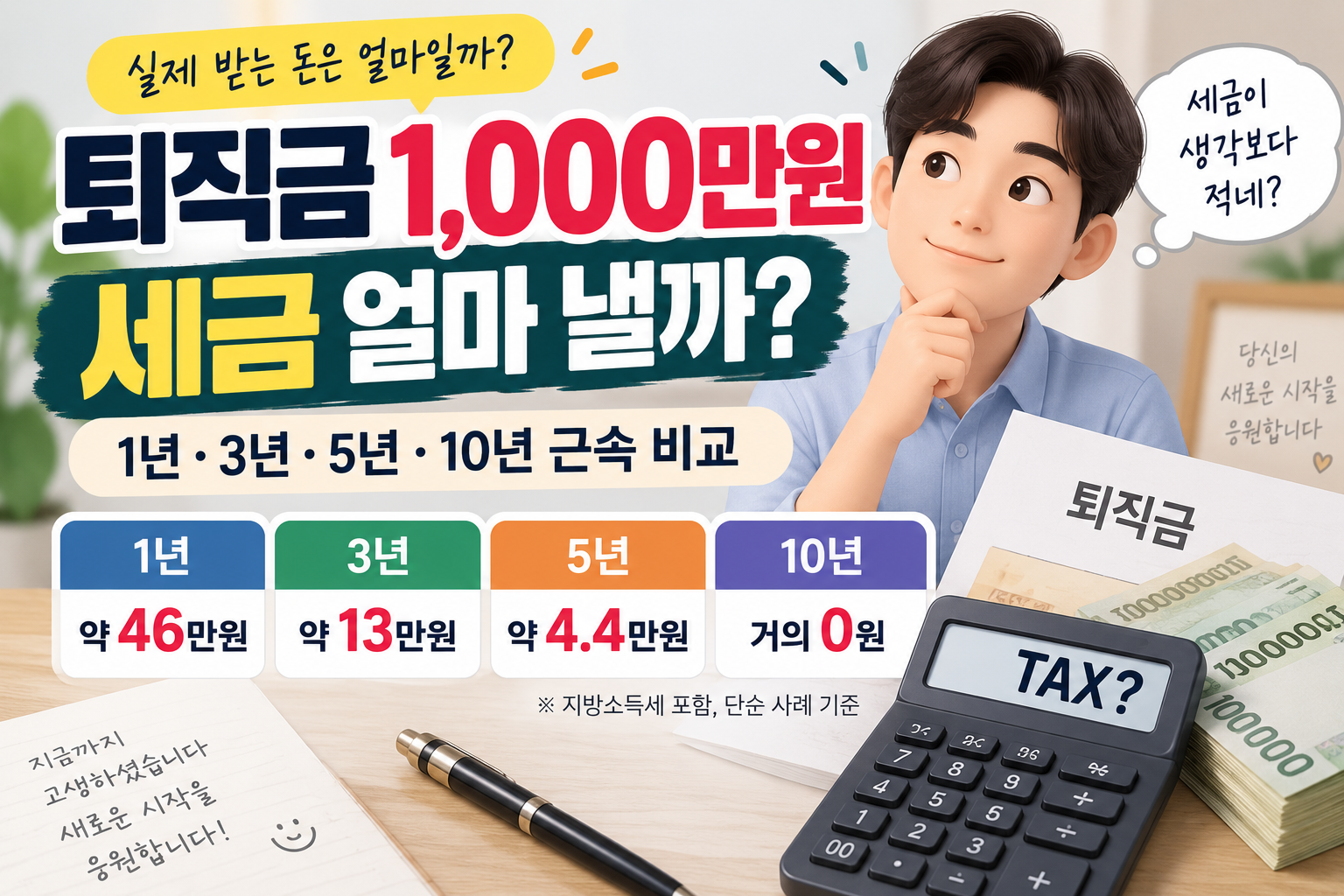 퇴직금 세금